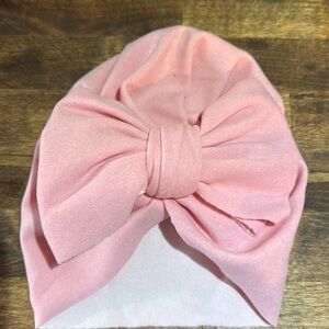 Baby turban hat with bow